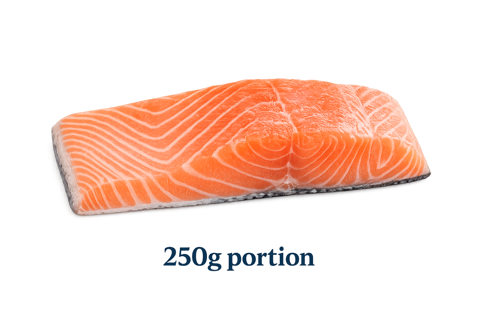 Frozen Salmon Portions 250g
